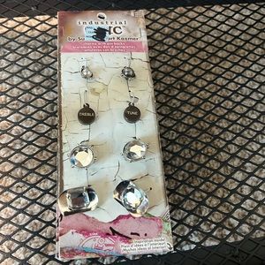 Industrial chic by Susan Leonard Kasmer charms and charms with pin backs